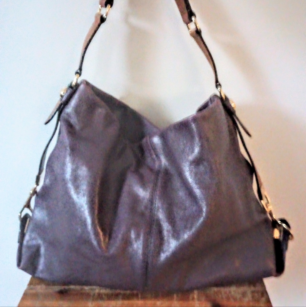 Antonio Meloni Leather Hobo Bag